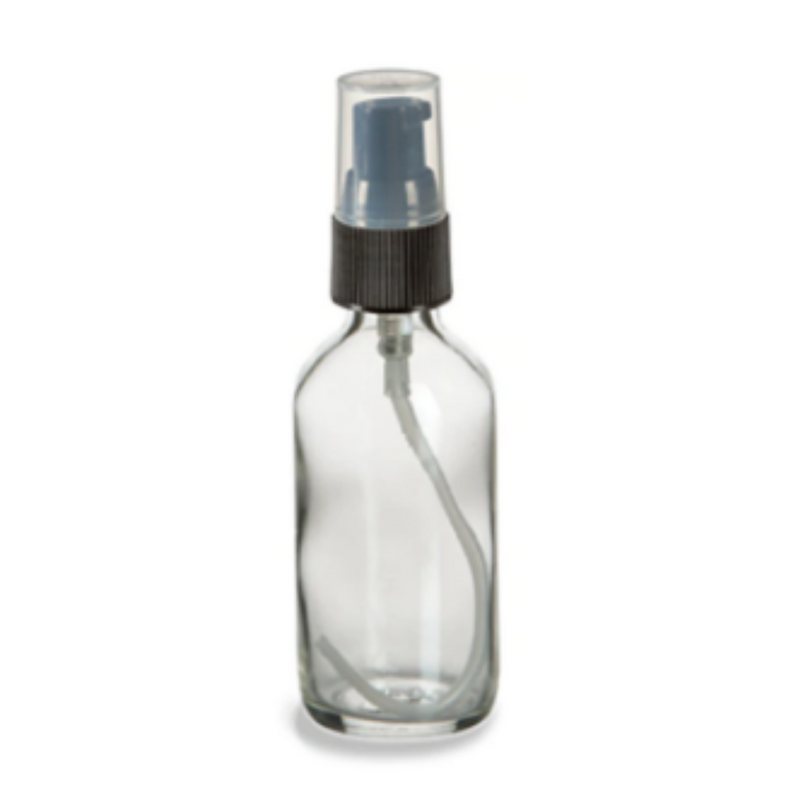 Refillable Glass Bottle with Treatment Pump