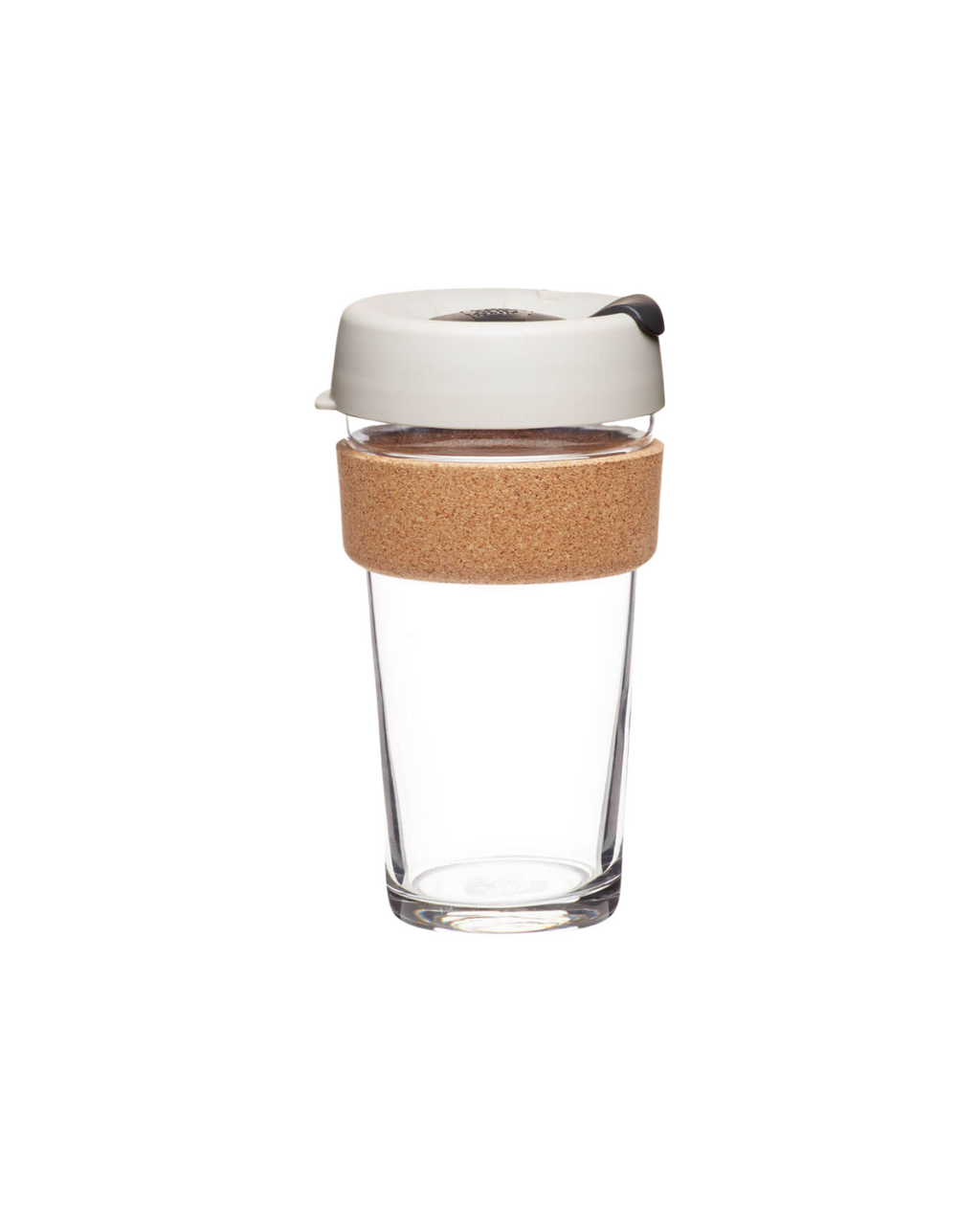 Mother's Day Engraved Cork Band Reusable Glass Coffee Keep Cup
