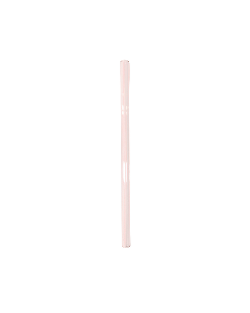 Pink Glass Straw