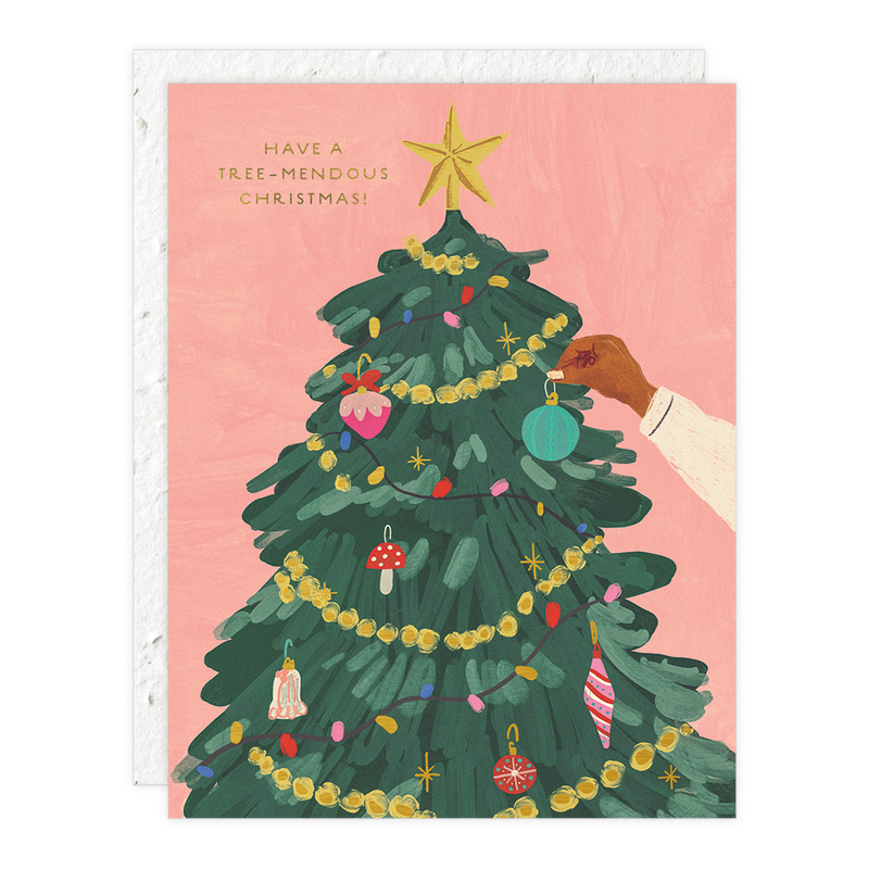 Holiday Card: Christmas Tree Hanging