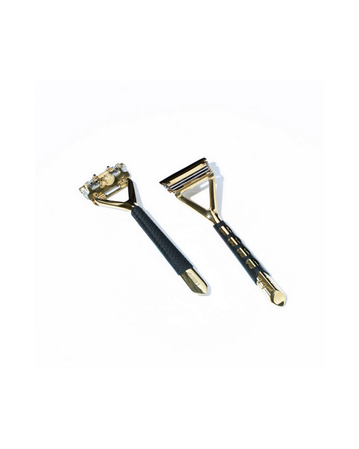 Pivoting Head Safety Razor Grip Sleeve